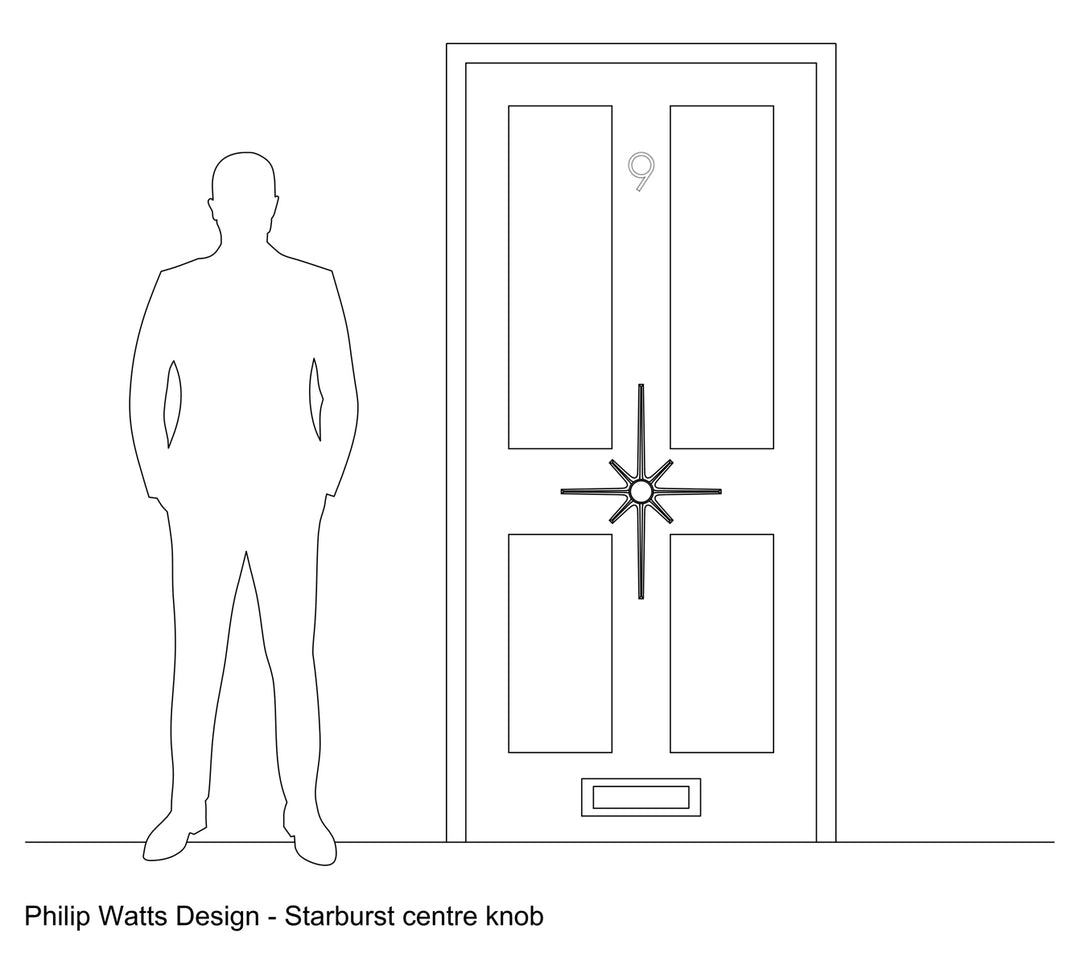 Starburst Centre Knob – Philip Watts Design